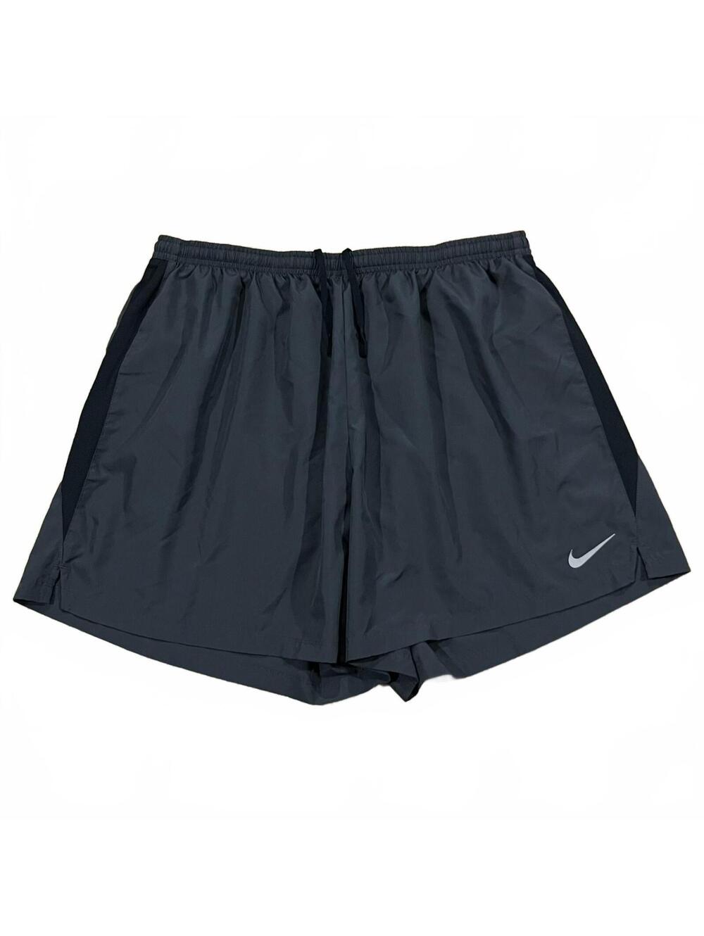 Nike Challenger 5" Running Shorts Mens 2XL Gray Brief Lined Dri-FIT
